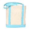 Gemline Captain�s Boat Tote Natural/Tile blue