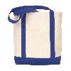 Gemline Captain�s Boat Tote Natural/Royal