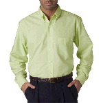 Mens Classic Wrinkle-Free Long-Sleeve Oxford