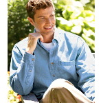 Mens Long-Sleeve Cypress Denim with Pocket