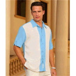 Adult Pieced Bedford Cord Camp Shirt