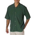 Mens Shadow Box Camp Shirt in Solid Colors