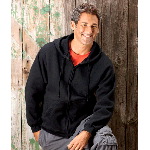 Adult Super Cotton� Full-Zip Hooded Sweatshirt