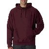 Weatherproof Adult Cross Weave� Hooded Sweatshirt Maroon