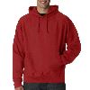 Weatherproof Adult Cross Weave� Hooded Sweatshirt Red