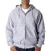 Weatherproof Adult Cross Weave� Full-Zip Hooded Sweatshirt Heather Grey