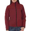 Weatherproof Ladies Full-Zip Soft Shell Jacket Red