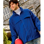 Adult Hooded Zip-Front Pack-Away Jacket