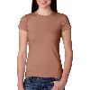 Anvil Ladies Organic Short-Sleeve TearAway� Fashion Fit Tee Mocha