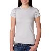 Anvil Ladies Organic Short-Sleeve TearAway� Fashion Fit Tee Silver