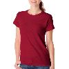 Anvil Ladies Organic Short-Sleeve TearAway� Fashion Fit Tee Independence Red