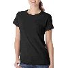 Anvil Ladies Organic Short-Sleeve TearAway� Fashion Fit Tee Black
