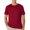 Anvil Mens Organic Short-Sleeve TearAway� Fashion Fit Tee Independence Red