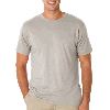 Anvil Mens Organic Short-Sleeve TearAway� Fashion Fit Tee Silver