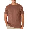 Anvil Mens Organic Short-Sleeve TearAway� Fashion Fit Tee Mocha