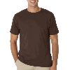Anvil Mens Organic Short-Sleeve TearAway� Fashion Fit Tee Chocolate