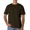 Anvil Adult Short-Sleeve 100% Organic Cotton Tee Chocolate