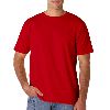 Anvil Adult Short-Sleeve 100% Organic Cotton Tee Red