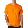 Anvil Adult Short-Sleeve 100% Organic Cotton Tee Mandarin Orange