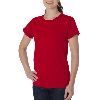 Anvil Ladies Short-Sleeve 100% Organic Cotton Tee Red