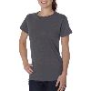 Anvil Ladies Short-Sleeve 100% Organic Cotton Tee Charcoal