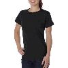 Anvil Ladies Short-Sleeve 100% Organic Cotton Tee Black