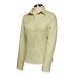 Womens Long Sleeve Nailshead Woven Shirts