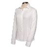 Cutter & Buck Womens Plus Long Sleeve Nailshead Woven Shirts White