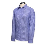 Womens Long Sleeve Epic Easy Care Pin Stripe