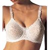 Bali Lace n Smooth Stretch Lace Underwire Bra White