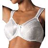 Bali Satin Tracings Minimizer Underwire Bra White