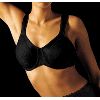 Bali Satin Tracings Minimizer Underwire Bra Black