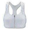 Champion Double Dry&reg; Zip-Front Sports Bra White