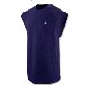 Champion Mens Cotton Jersey Raglan Cap-Sleeve Tee Navy