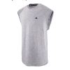 Champion Mens Cotton Jersey Raglan Cap-Sleeve Tee Oxford Grey