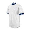 Champion Mens Cotton Jersey Ringer Tee White/Navy