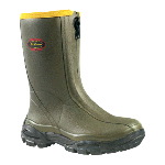 Hunting Boot, LaCrosse Alphaburly 12" Front Zip Insulated Waterproof, 3.5mm Neoprene, Rubber