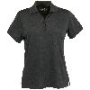 Eagle Dry Goods Womens Performance E-Tech Jersey Short Sleeve Polo Shirt Black