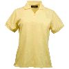 Eagle Dry Goods Womens Performance E-Tech Jersey Short Sleeve Polo Shirt Light Maize