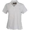 Eagle Dry Goods Womens Performance E-Tech Jersey Short Sleeve Polo Shirt White