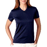Ladies Cool-N-Dry� Sport V-Neck Tee