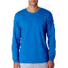 Champion Adult Tagless Long Sleeve T-Shirt Royal Blue