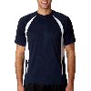 Champion Adult Double Dry&reg; Elevation T-Shirt Vibe Navy/White