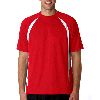 Champion Adult Double Dry&reg; Elevation T-Shirt Scarlet/White