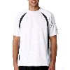 Champion Adult Double Dry&reg; Elevation T-Shirt White/Black
