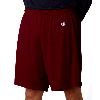 Champion Adult Long Poly-Mesh Short Maroon