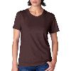 Anvil Ladies Fashion Fit Tee Chocolate