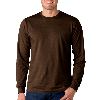 Anvil Adult Long-Sleeve Fashion Fit Tee Chocolate