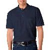 Anvil Adult Ring-Spun Pique Polo with Pocket Navy