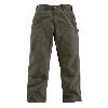 Carhartt Double-Front Canvas Work Dungaree Light Brown